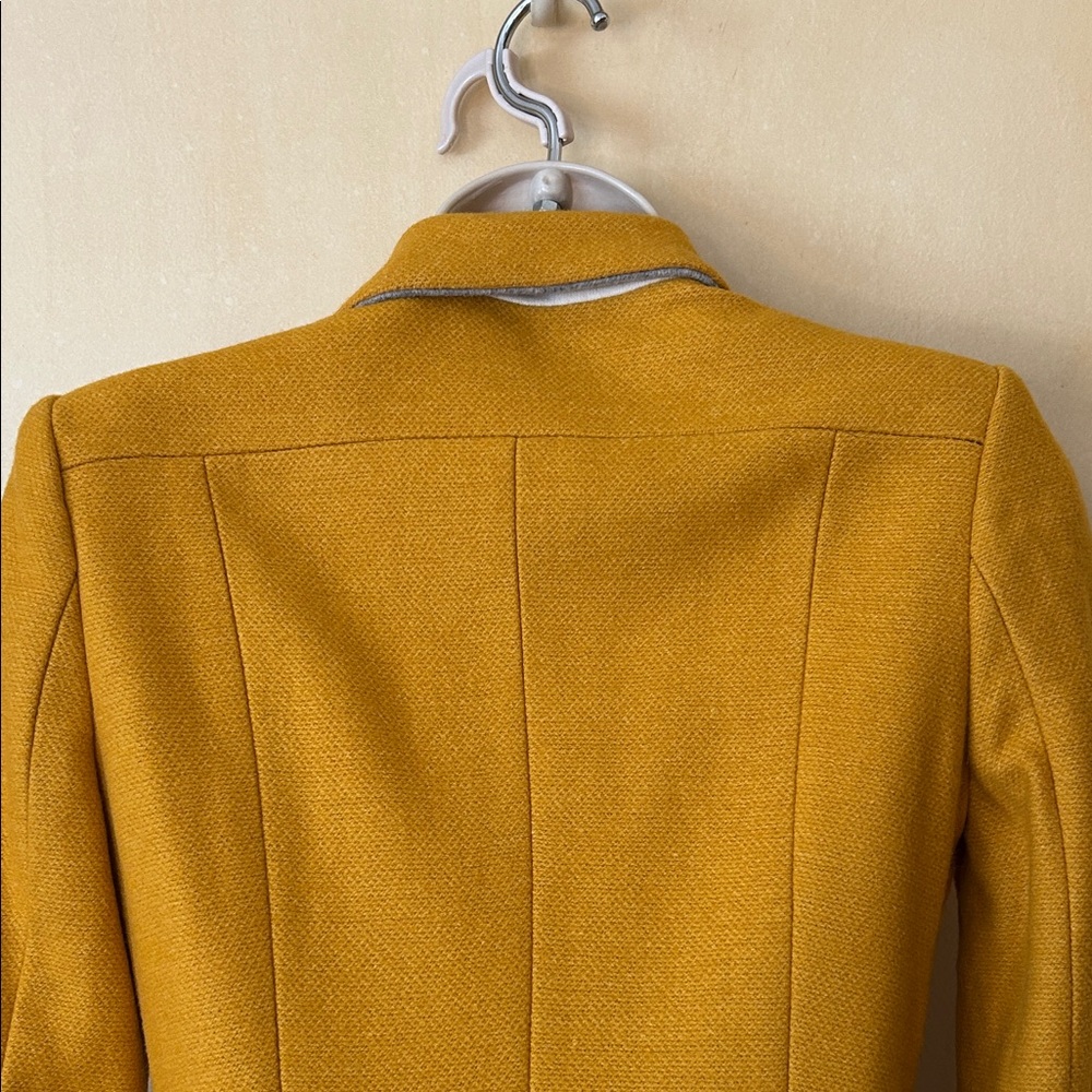 Unbranded  Mustard Long Blazer for Women size S - Picture 8 of 12